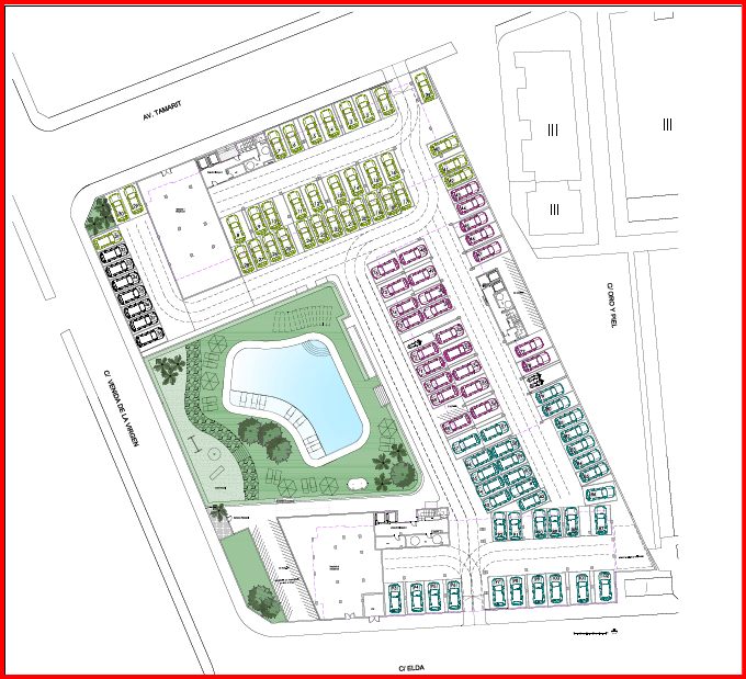 Aussengrundriss der Anlage